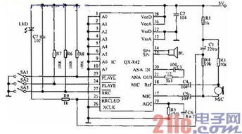 基于QX R42单片语音录放集成电路的设计与实现